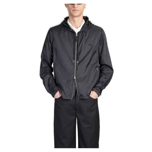 Courreges AC Nylon Windbreaker Jacket in Black M - Picture 1 of 5